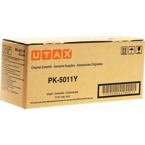 Utax PK-5011Y Γνήσιο Toner Laser Εκτυπωτή Κίτρινο 5000 Σελίδων (1T02NRAUT0)