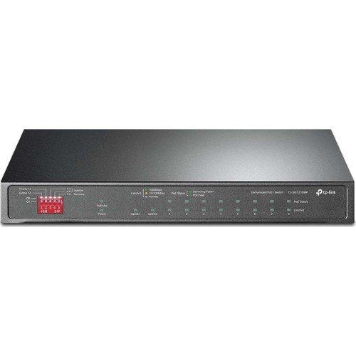 TP-LINK TL-SG1210MP v1 Unmanaged L2 PoE+ Switch με 9 Θύρες Gigabit (1Gbps) Ethernet και 1 SFP Θύρα