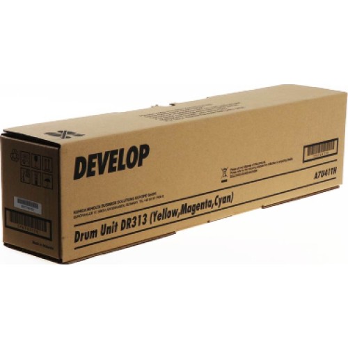 Develop DR-313C Γνήσιο Drum Laser Εκτυπωτή Κίτρινο/Κυανό/Ματζέντα High Capacity 75000 Σελίδων A7U41TH
