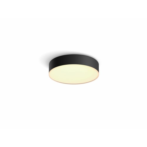 Philips Smart Πλαφονιέρα Οροφής 26.1εκ. Μαύρη με Ενσωματωμένο LED και Τηλεχειριστήριο 915005996501