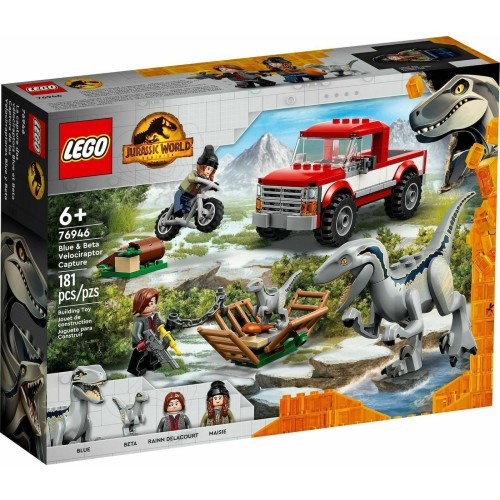 LEGO Jurassic World Blue & Beta: Velociraptor Capture για 6+ Ετών 76946