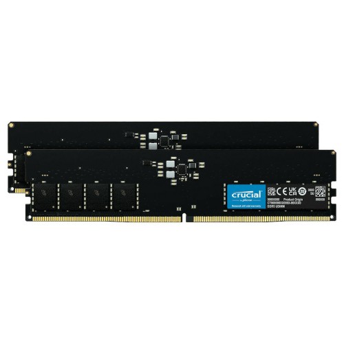 Crucial DDR5 64GB RAM με 2x32GB Modules και Ταχύτητα 4800 για Desktop