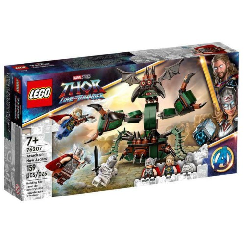 LEGO Marvel Love and Thunder Attack on New Asgard για 7+ Ετών 76207