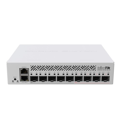MikroTik NetFiber 9 Managed Switch με 2 Θύρες Gigabit (1Gbps) Ethernet και 10 SFP Θύρες