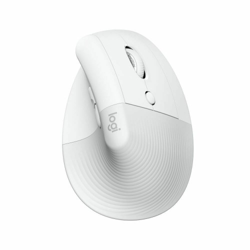 Logitech Lift for Business Ασύρματο Εργονομικό Bluetooth Vertical Ποντίκι Off-White
