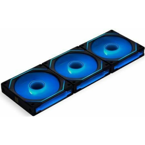 Lian Li UNI Fan SL-Infinity Case Fan 120mm (2100rpm / 61.3cfm) με ARGB Φωτισμό και Σύνδεση 7-Pin 3τμχ