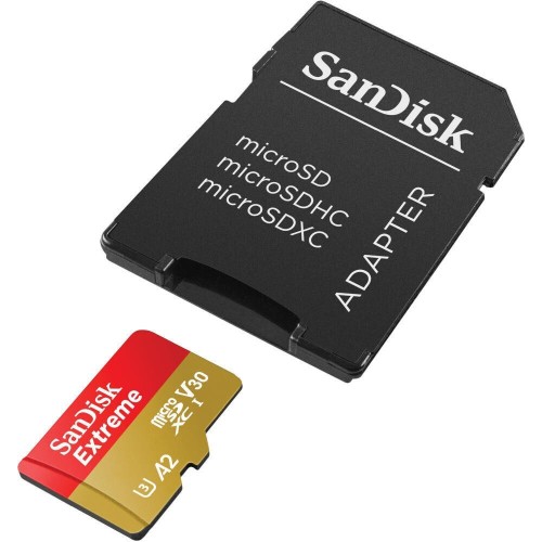 Sandisk Extreme microSDXC 256GB U3 V30 A2 UHS-I με αντάπτορα