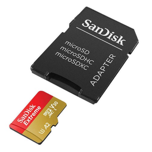 Sandisk Extreme microSDXC 512GB U3 V30 A2 UHS-I με αντάπτορα