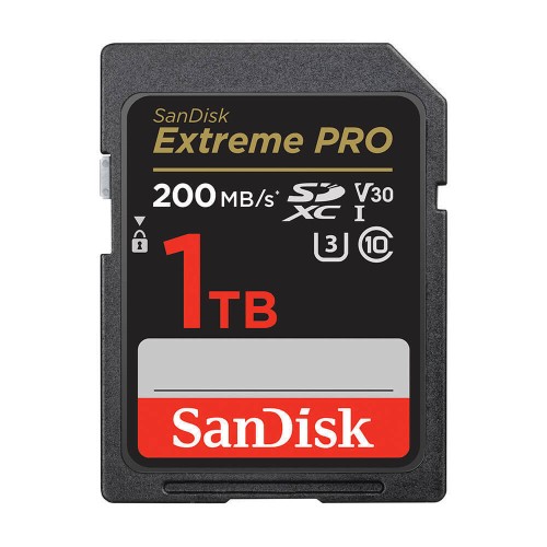 Sandisk Extreme Pro SDXC 1TB U3 V30 UHS-I 200MB/s