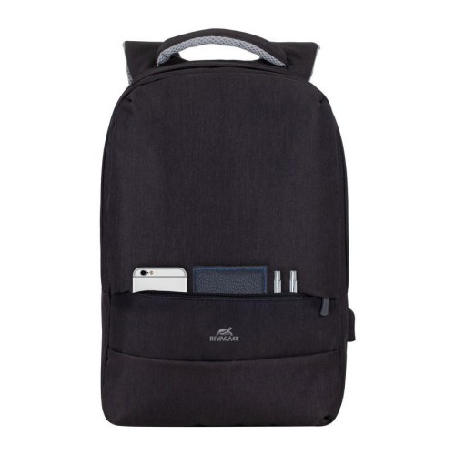 Rivacase Prater 7562 Αδιάβροχη Τσάντα Πλάτης για Laptop 15.6" με Θύρα USB σε Μαύρο χρώμα