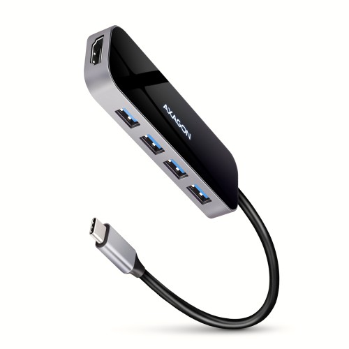 Axagon HMC-6H4A USB-C Docking Station με HDMI 4K PD Μαύρο