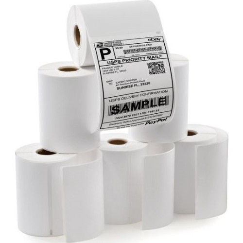 Brother DK11202 DK11202 300 Αυτοκόλλητες Ετικέτες σε Ρολό για Εκτυπωτή Ετικετών 100x62mm