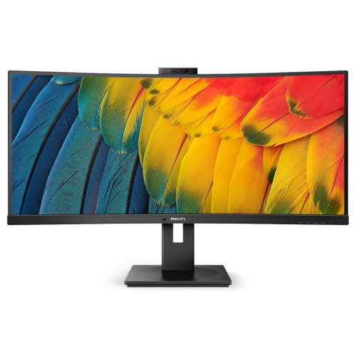 Philips 34B1U5600CH Ultrawide VA Curved Monitor 34" QHD 3440x1440 με Χρόνο Απόκρισης 4ms GTG