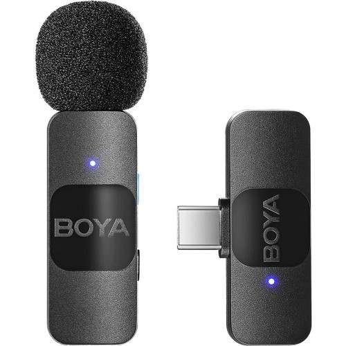 Boya BY-V10 Type-C Ασύρματο Μικρόφωνο Πέτου, Clip On για Κινητό