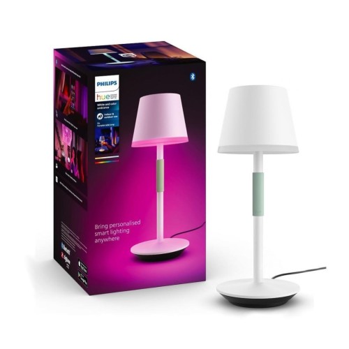 Philips Μεταλλικό Πορτατίφ με Λευκό Καπέλο και Βάση 929003128401