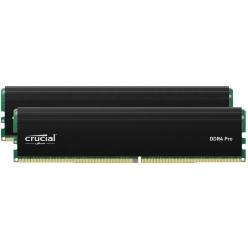 Crucial Pro DDR4 32GB RAM με 2x16GB Modules και Ταχύτητα 3200 για Desktop CP2K16G4DFRA32A