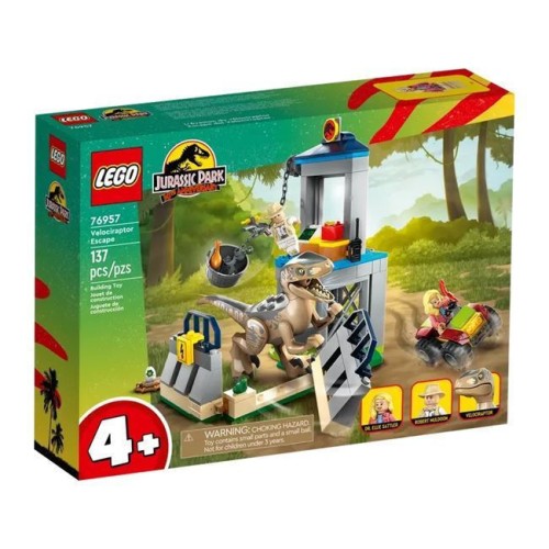 LEGO Jurassic World Velociraptor Escape για 4+ Ετών 76957