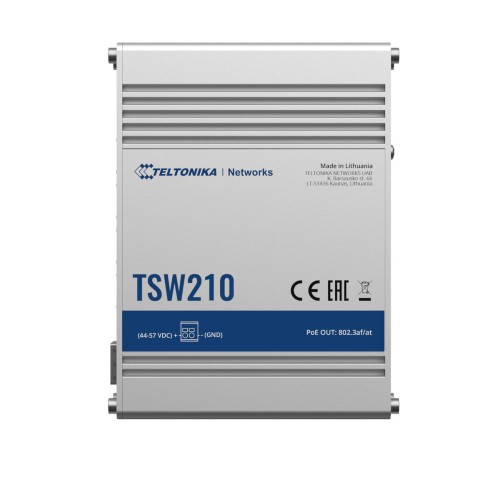 Teltonika TSW210 Unmanaged L2 Switch με 8 Θύρες Gigabit (1Gbps) Ethernet και 2 SFP Θύρες