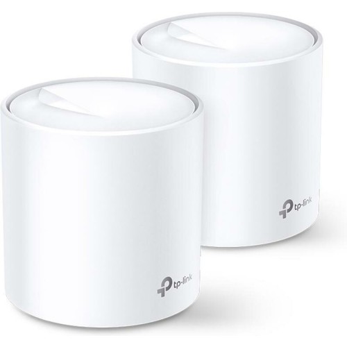 TP-LINK Deco X20 v3 WiFi Mesh Network Access Point Wi‑Fi 6 Dual Band (2.4 & 5GHz) σε Διπλό Kit