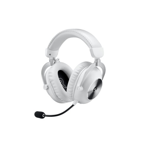 Logitech Pro X 2 Lightspeed Ασύρματα Over Ear Multimedia Ακουστικά με μικρόφωνο και σύνδεση 3.5mm Jack / Bluetooth σε Λευκό χρώμα