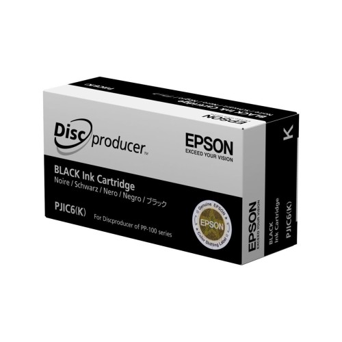 Epson PJIC6 Γνήσιο Μελάνι Εκτυπωτή InkJet Μαύρο (C13S020693)