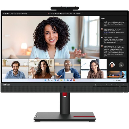 Lenovo ThinkVision T24mv-30 IPS Monitor 23.8" FHD 1920x1080 με Χρόνο Απόκρισης 6ms GTG