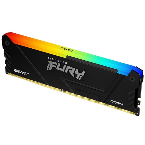 Kingston Fury Beast RGB DDR4 με Module 1x8GB και Ταχύτητα 3600 για Desktop