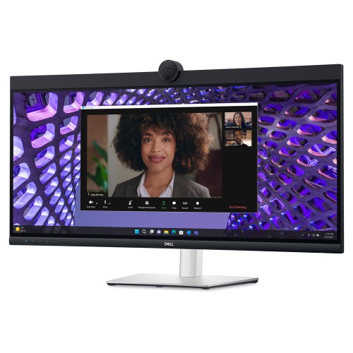 Dell P3424WEB Ultrawide IPS Curved Monitor 34" QHD 3440x1440 με Χρόνο Απόκρισης 5ms GTG