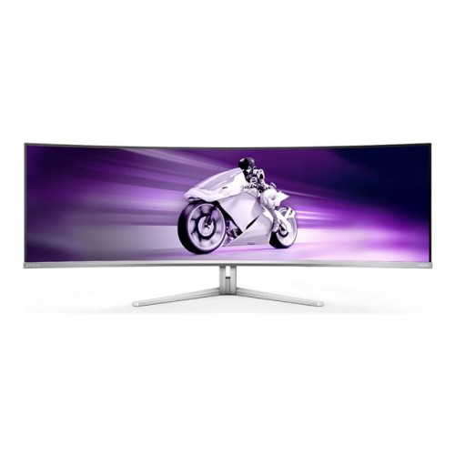 Philips Evnia 49M2C8900 Ultrawide QD-OLED HDR Curved Gaming Monitor 48.9" 5120x1440 240Hz με Χρόνο Απόκρισης 0.03ms GTG Λευκό
