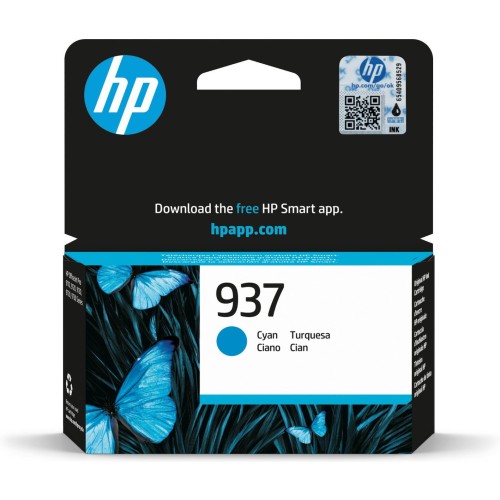HP 937 Γνήσιο Μελάνι Εκτυπωτή InkJet Κυανό (4S6W2NE)