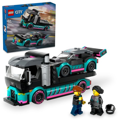 LEGO City Race Car And Car Carrier Truck για 6+ Ετών 328τμχ 60406
