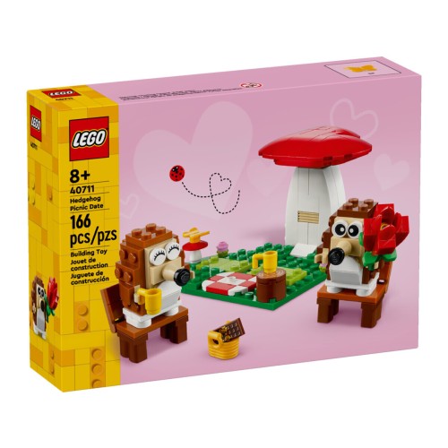 LEGO Τουβλάκια Hedgehog Picnic Date για 8+ Ετών 40711