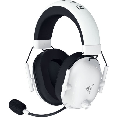 Razer BlackShark V2 HyperSpeed Ασύρματο Over Ear Gaming Headset με σύνδεση Bluetooth / USB Λευκό