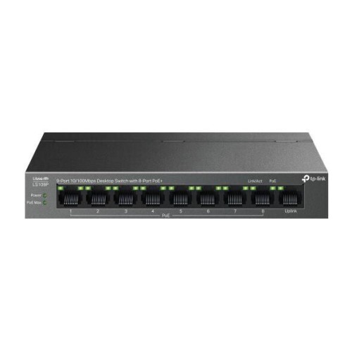 TP-LINK LS109P v1 PoE+ Switch με 9 Θύρες Ethernet