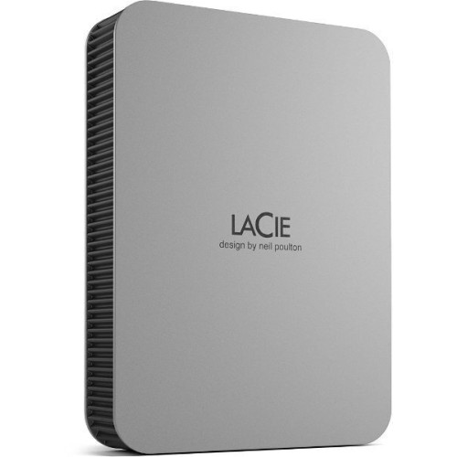 Lacie Mobile Drive v2 USB 3.2 Εξωτερικός HDD 5TB 2.5" Moon Silver