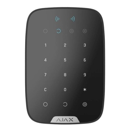 Ajax Systems Keypad Plus Πληκτρολόγιο Συναγερμού Αφής σε Μαύρο Χρώμα 1211-0096