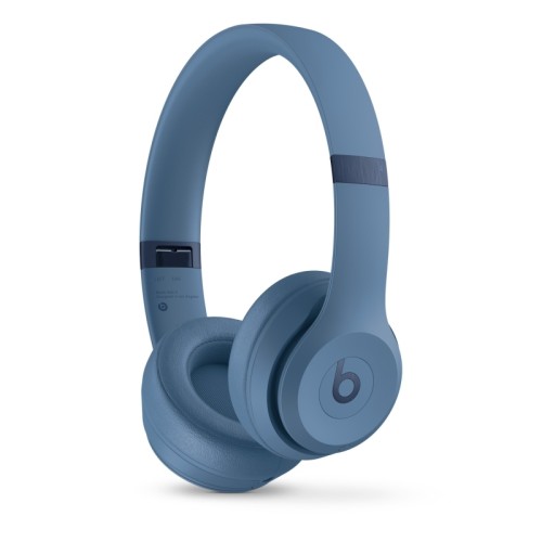 Beats Solo 4 Ασύρματα / Ενσύρματα On Ear Ακουστικά με 50 ώρες Λειτουργίας και Quick Charge Slate Blue