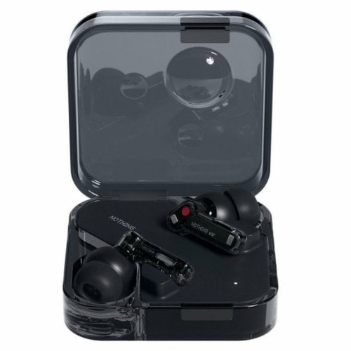 Nothing Ear In-ear Bluetooth Handsfree Ακουστικά με Αντοχή στον Ιδρώτα και Θήκη Φόρτισης Μαύρα
