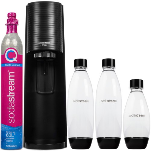 Sodastream Terra Σετ Παρασκευής Σόδας 5τμχ Μαύρο 1012813771
