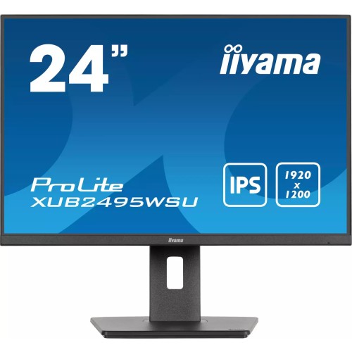 Iiyama ProLite XUB2495WSU-B7 IPS HDR Monitor 24" FHD 1920x1200 με Χρόνο Απόκρισης 4ms GTG