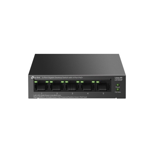 TP-LINK LS105GP v1 Unmanaged PoE+ Switch με 5 Θύρες Ethernet