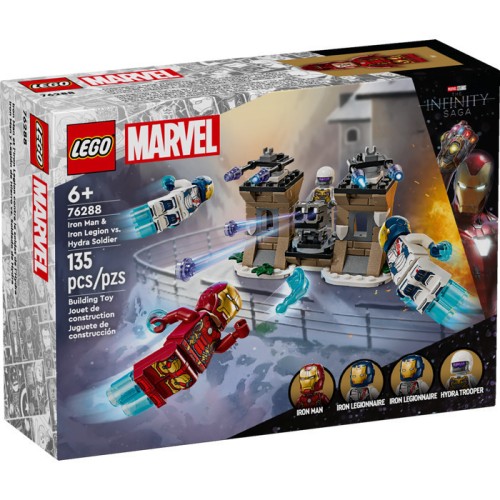 LEGO Marvel Iron Man & Iron Legion vs. Hydra Soldier για 6+ Ετών 135τμχ 76288