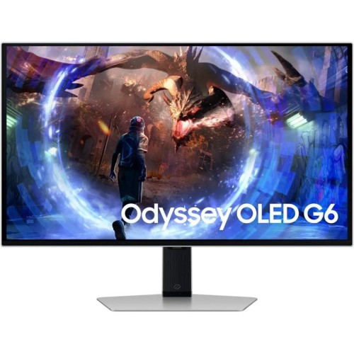 Samsung Odyssey G6 S27DG600EUX OLED HDR Monitor 27" QHD 2560x1440 360Hz με Χρόνο Απόκρισης 0.3ms GTG