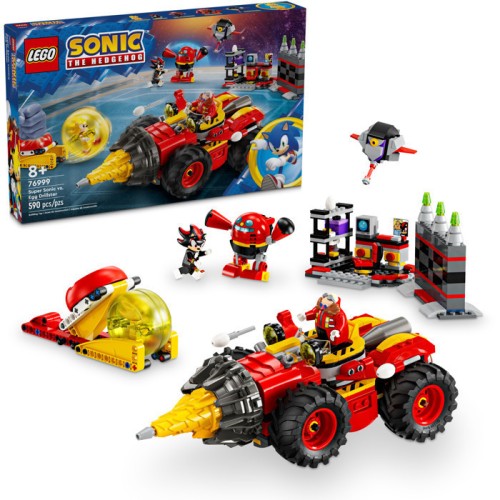 LEGO Sonic The Hedgehog Sonic the Hedgehog: Super Sonic vs. Egg Drillster για 8+ Ετών 590τμχ 76999