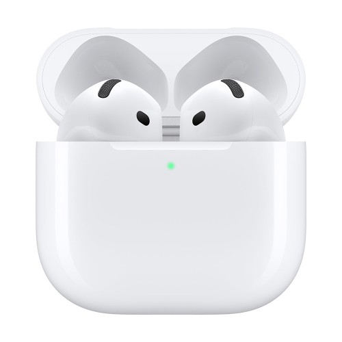 Apple AirPods 4 with Active Noise Cancellation Earbud Bluetooth Handsfree Ακουστικά με Αντοχή στον Ιδρώτα και Θήκη Φόρτισης Λευκά