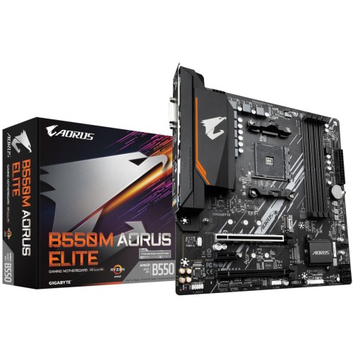 Gigabyte B550M Aorus Elite AX Wi-Fi Motherboard Micro ATX με AMD AM4 Socket