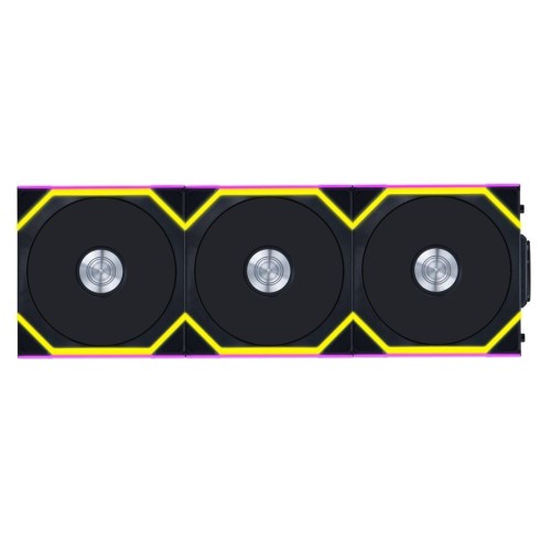 Lian Li UNIFAN SL Wireless Reverse Blade Case Fan 120mm (2000rpm / 64cfm) με RGB Φωτισμό 3τμχ