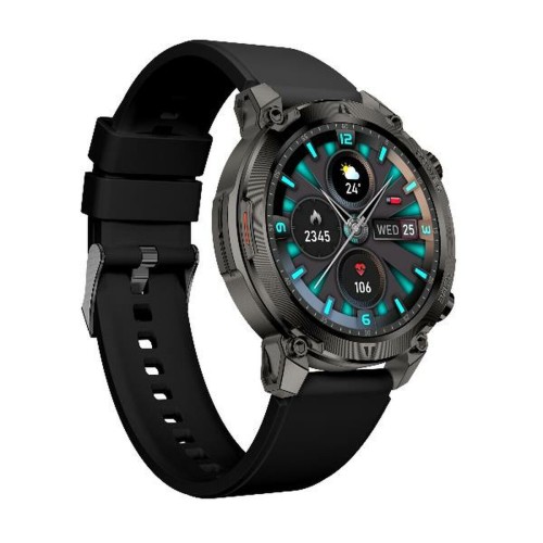 Nilox Trailround Smartwatch με Παλμογράφο (Μαύρο)