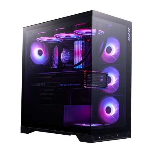 Adata Invader X Gaming Midi Tower Κουτί Υπολογιστή με Πλαϊνό Παράθυρο Μαύρο