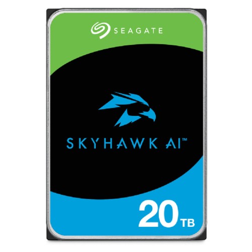 Seagate Skyhawk AI 512E 20TB HDD Σκληρός Δίσκος 3.5" SATA III 7200rpm με 512MB Cache για NAS / Server / Καταγραφικό ST20000VE003